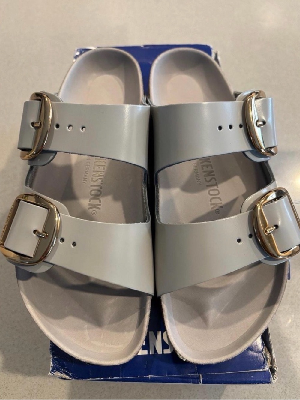Birkenstock 38 genuine leather new